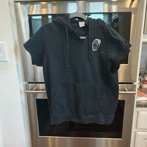 100 mill club Short-Sleeve Hoodie, size M, has slight wear